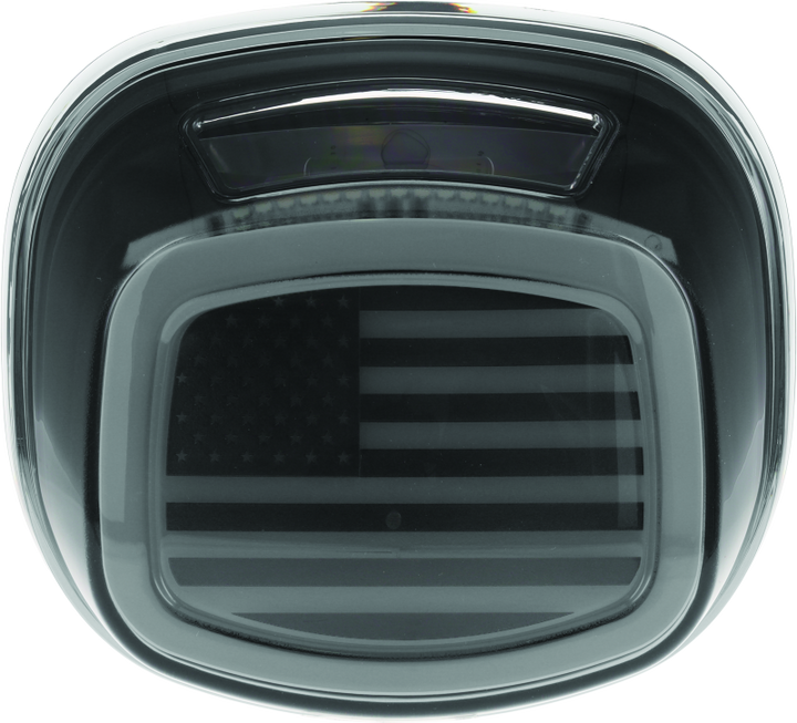 Kuryakyn Freedom Taillight Smoke Lens With License Light - Bull Strap