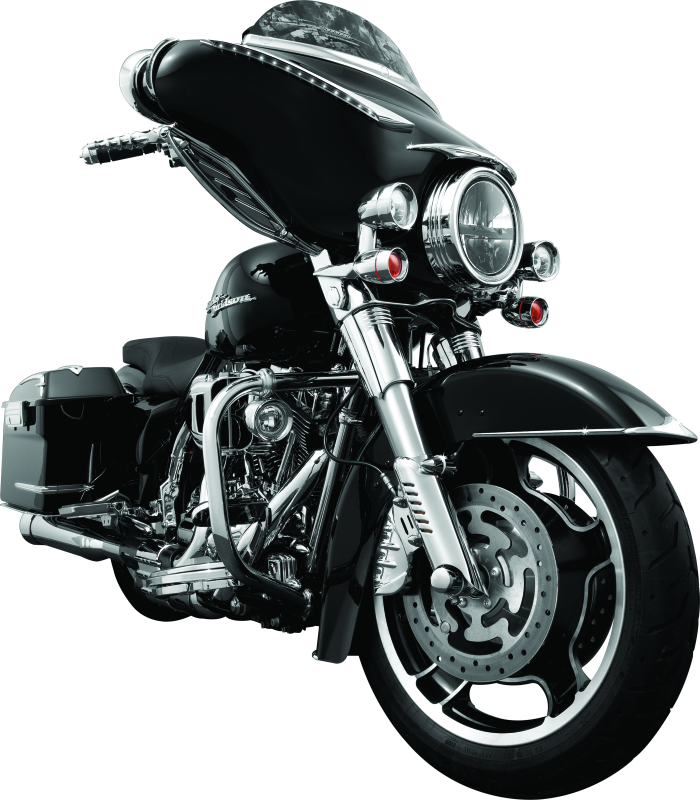 Kuryakyn Front Fender Side Trim Chrome - Bull Strap