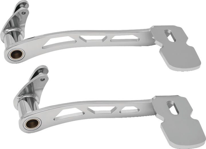 Kuryakyn Girder Extended Brake Pedal 14 and Up With Fairing Lowers Chrome - Bull Strap