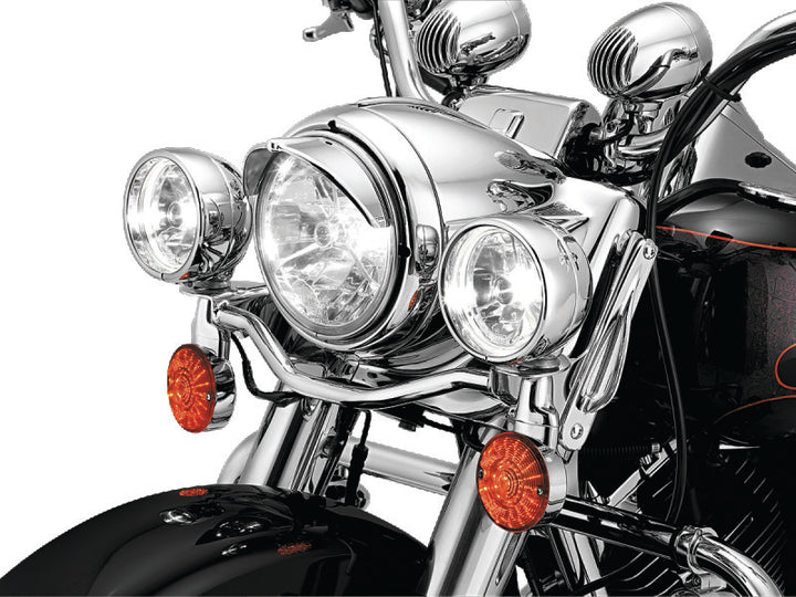 Kuryakyn Headlight Visor 7in Headlight - Bull Strap