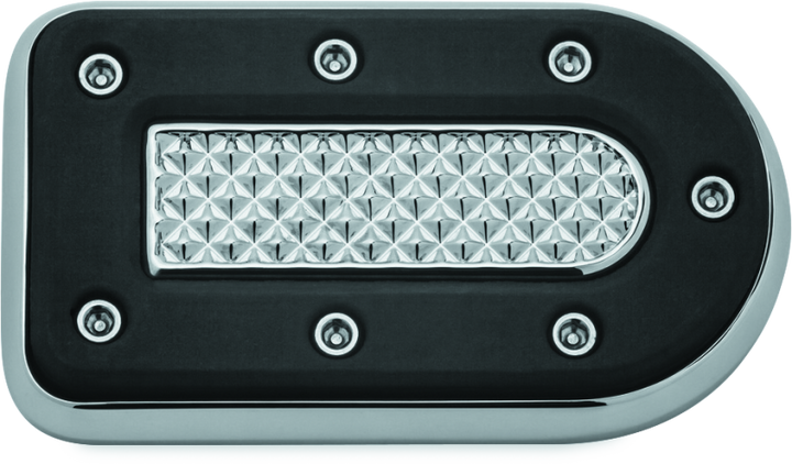 Kuryakyn Heavy Industry Brake Pedal 84-17 FX Models Chrome - Bull Strap