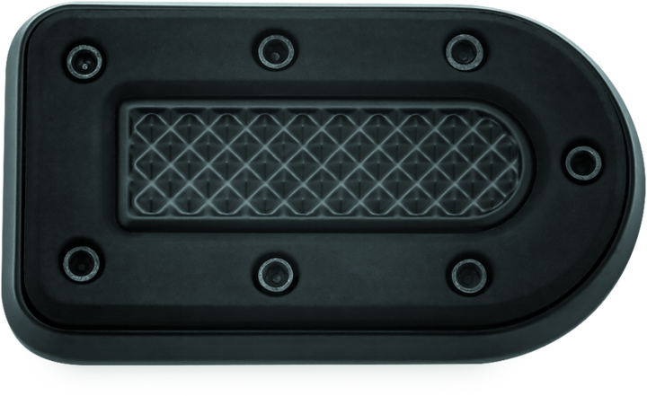 Kuryakyn Heavy Industry Brake Pedal Satin Black - Bull Strap