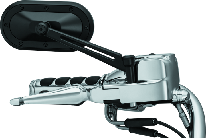 Kuryakyn Heavy Industry Mirrors Black - Bull Strap