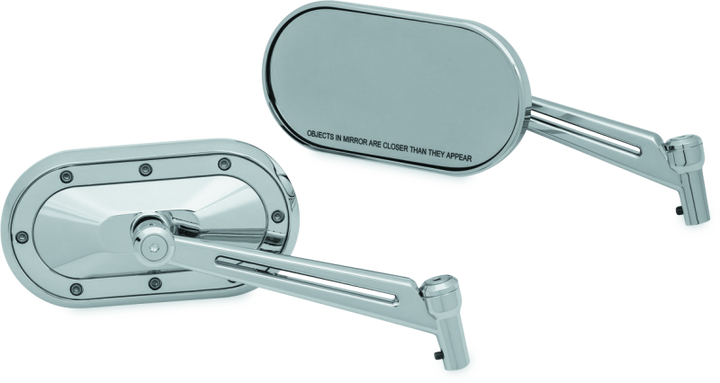 Kuryakyn Heavy Industry Mirrors Chrome - Bull Strap