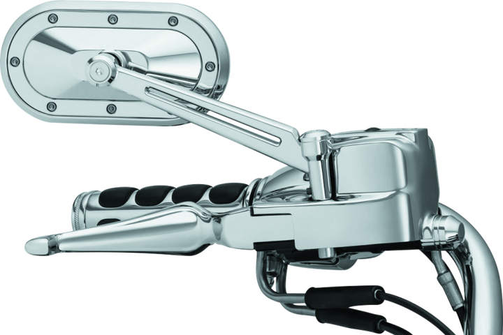 Kuryakyn Heavy Industry Mirrors Chrome - Bull Strap