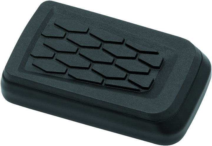 Kuryakyn Hex Brake Pedal Pad Black - Bull Strap