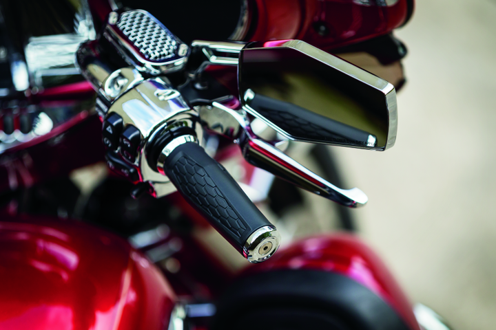 Kuryakyn Hex Mirrors Chrome - Bull Strap