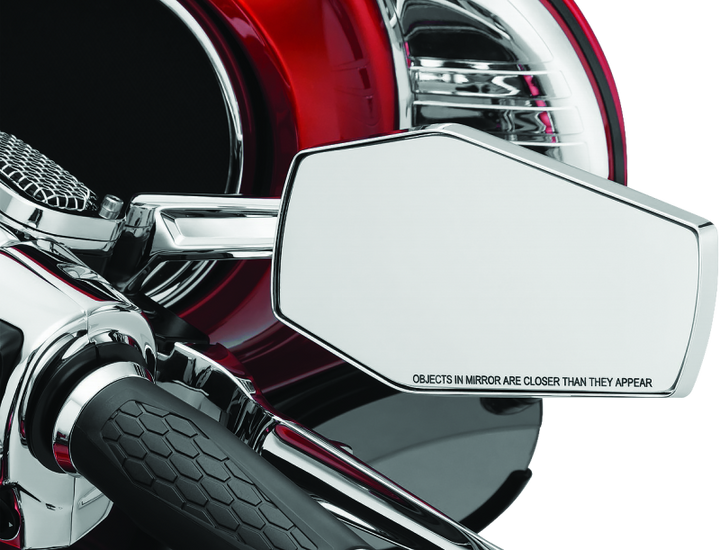 Kuryakyn Hex Mirrors Chrome - Bull Strap