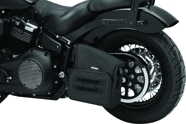 Kuryakyn Hoodrat Universal Swingarm Bag - Bull Strap