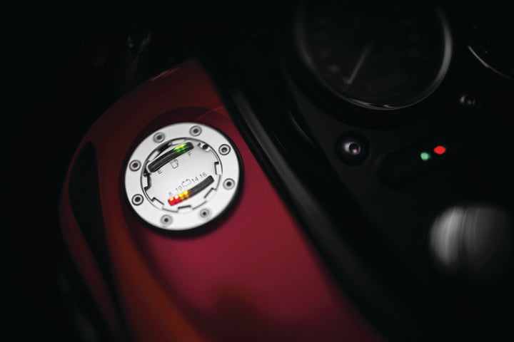 Kuryakyn Informer LED Fuel & Battery Gauge Chrome - Bull Strap