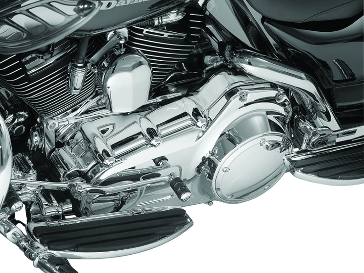 Kuryakyn Inner Primary Cover 07-08 Touring Models Chrome - Bull Strap