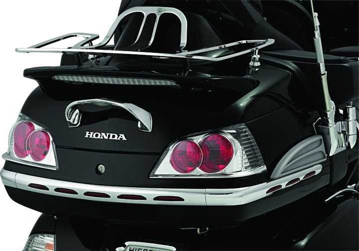 Kuryakyn L.E.D. Lighted Trunk Lid Handle 01-17 GL1800 Chrome - Bull Strap