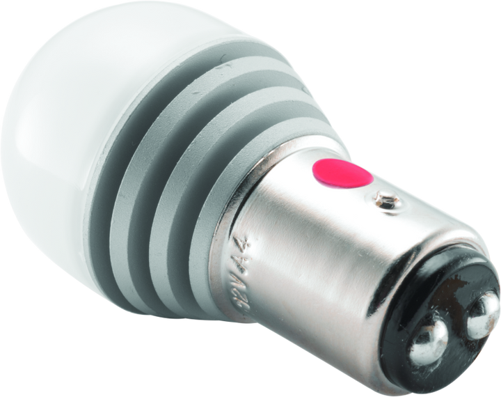 Kuryakyn L.E.D. Turn Signal Two Circuit Red 1157 Bulb - Bull Strap