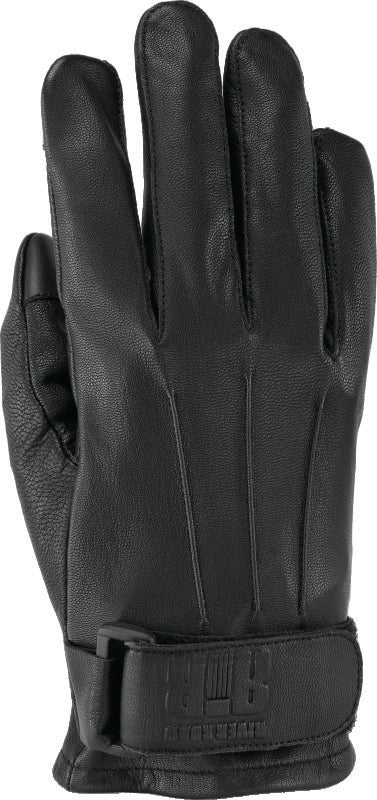 Kuryakyn Leather By River Road Laredo Gloves Black - Medium - Bull Strap