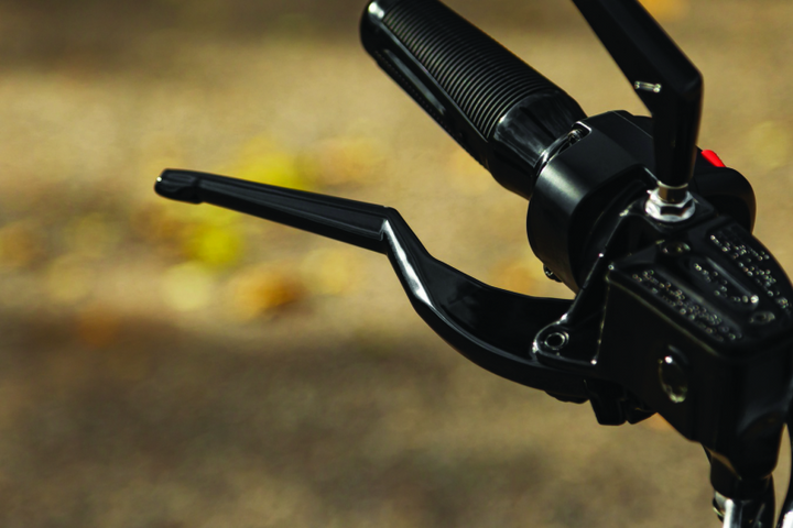 Kuryakyn Legacy Levers For 17-22 Scout Black - Bull Strap