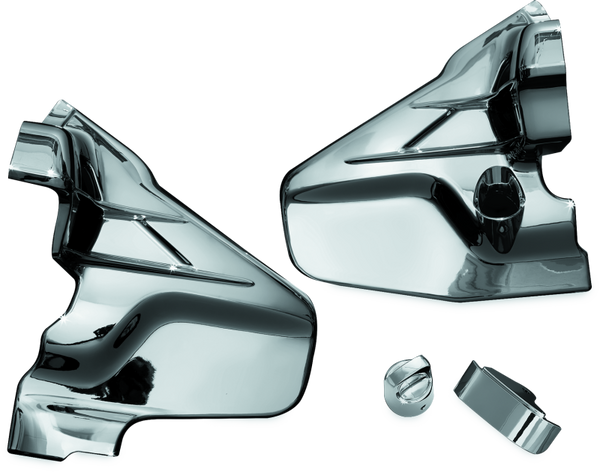 Kuryakyn Louvered Transmission Cover 01-17 Honda GL1800 Chrome - Bull Strap