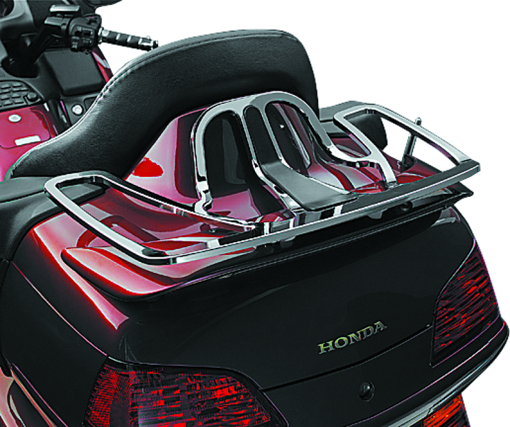 Kuryakyn Luggage Rack 01-22 Honda GL1800 Chrome - Bull Strap