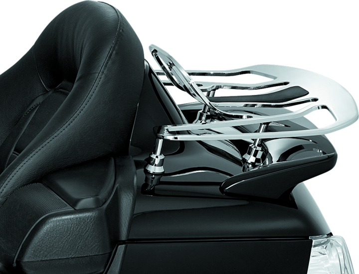 Kuryakyn Luggage Rack Risers 01-22 Honda GL1800 Chrome - Bull Strap
