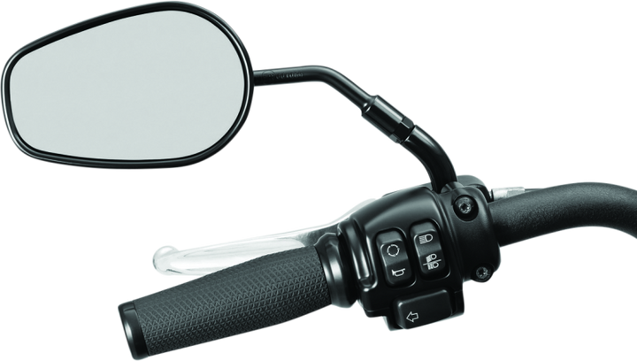Kuryakyn Mirror Stem 3in Outward Extenders Black - Bull Strap