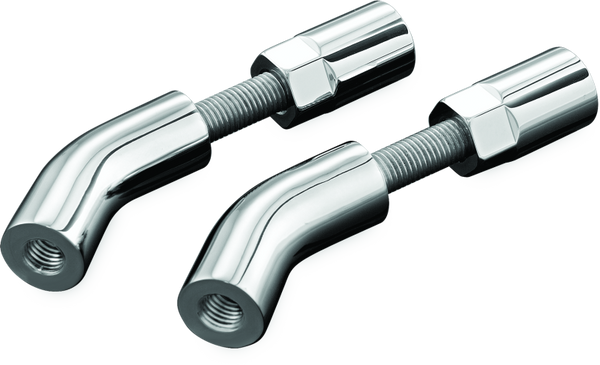Kuryakyn Mirror Stem 3in Outward Extenders Chrome - Bull Strap