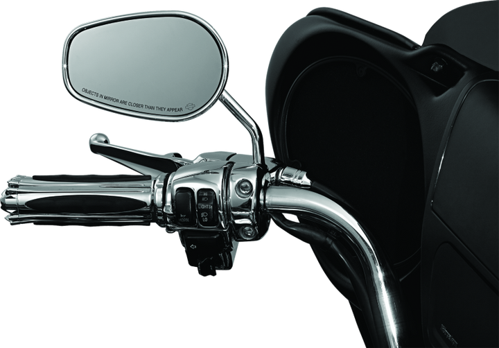 Kuryakyn Mirror Stem 3in Outward Extenders Chrome - Bull Strap