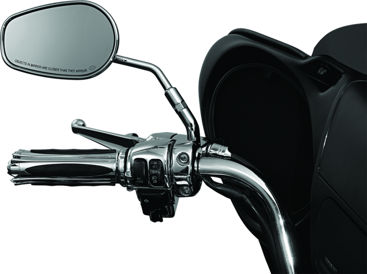 Kuryakyn Mirror Stem 3in Outward Extenders Chrome - Bull Strap