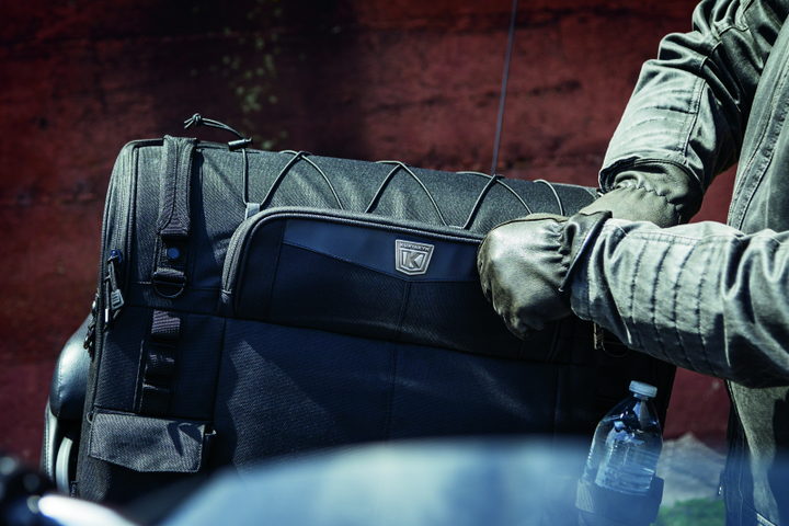 Kuryakyn Momentum Wanderer Seat Bag - Bull Strap