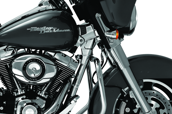 Kuryakyn Neck Cover For 09-13 Touring Models Chrome - Bull Strap