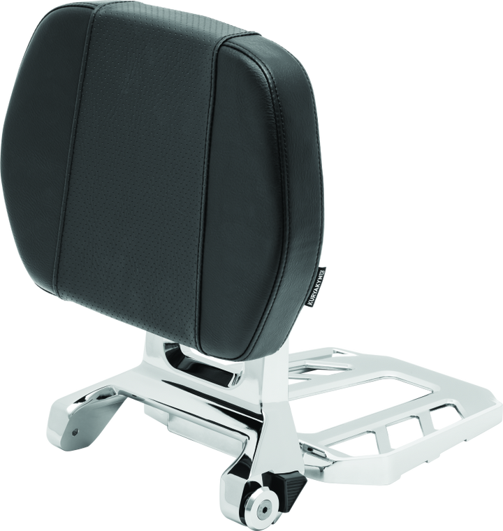 Kuryakyn Neo Driver & Passenger Backrest Chrome - Bull Strap