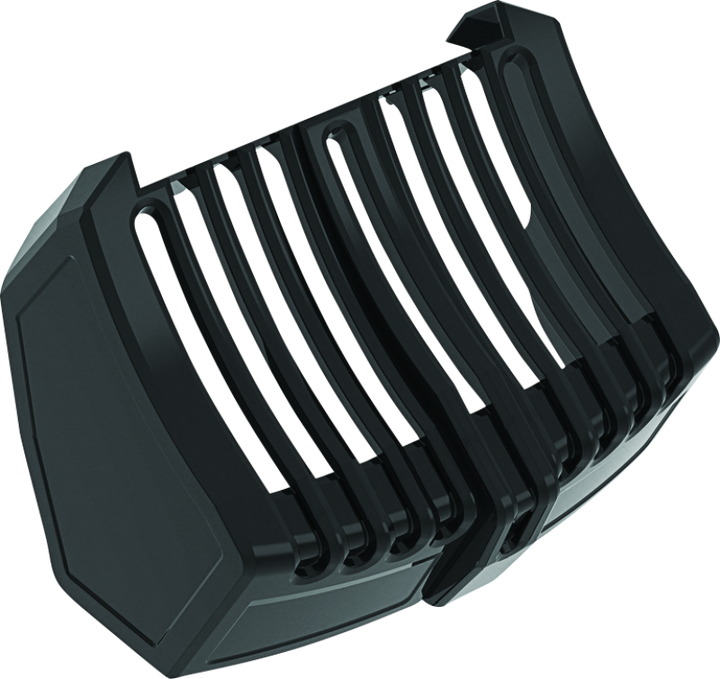 Kuryakyn Oil Cooler Cover Milwaukee-8 Black - Bull Strap