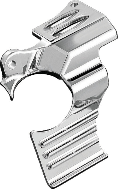 Kuryakyn Oil Filler Spout Cover 93-06 Touring Models Chrome - Bull Strap