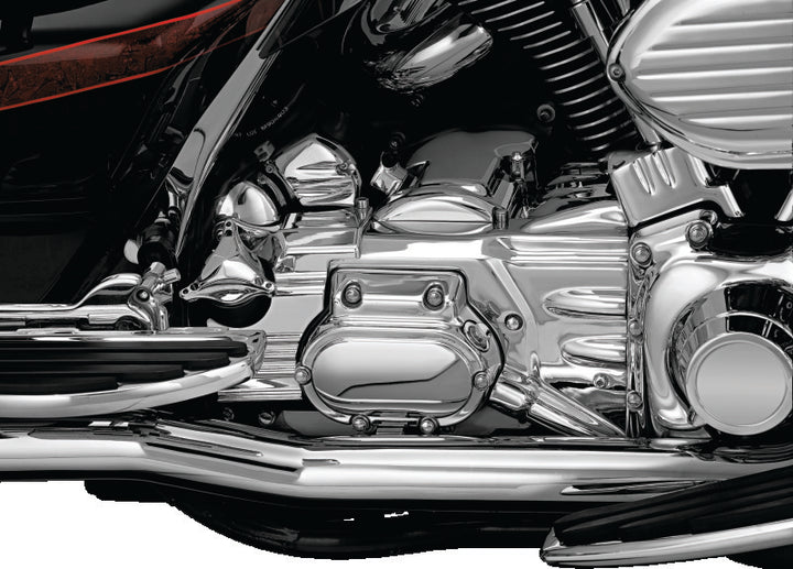 Kuryakyn Oil Filler Spout Cover 93-06 Touring Models Chrome - Bull Strap