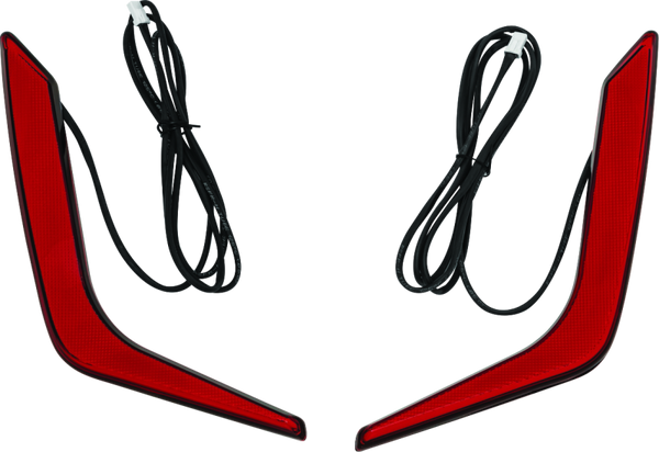 Kuryakyn Omni L.E.D. Rear Bag Accents 18 and up GL1800 - Bull Strap