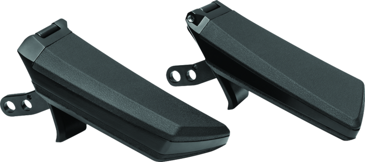 Kuryakyn Omni Passenger Armrests Black - Bull Strap