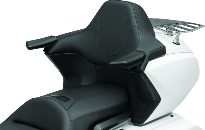 Kuryakyn Omni Passenger Armrests Black - Bull Strap