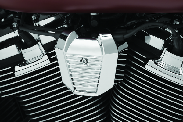 Kuryakyn Precision Coil Cover Chrome - Bull Strap