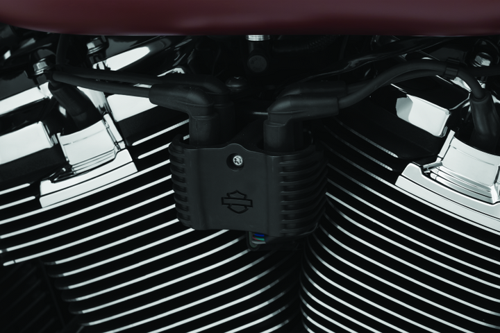 Kuryakyn Precision Coil Cover Chrome - Bull Strap