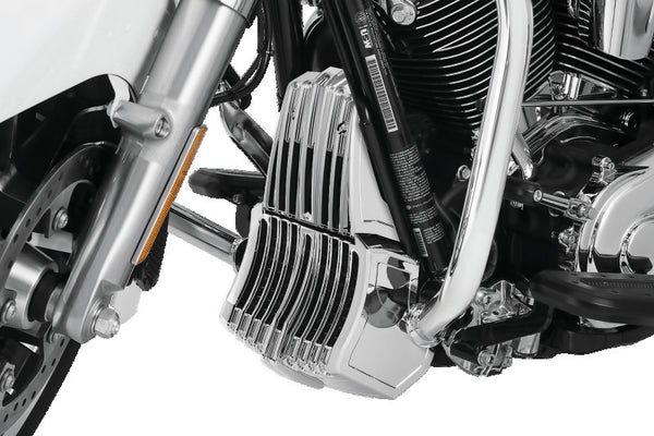 Kuryakyn Precision Regulator Cover Chrome - Bull Strap
