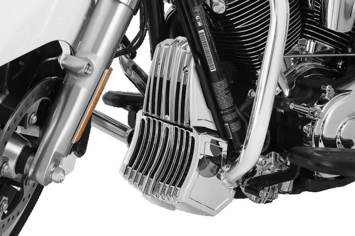 Kuryakyn Precision Regulator Cover Chrome - Bull Strap