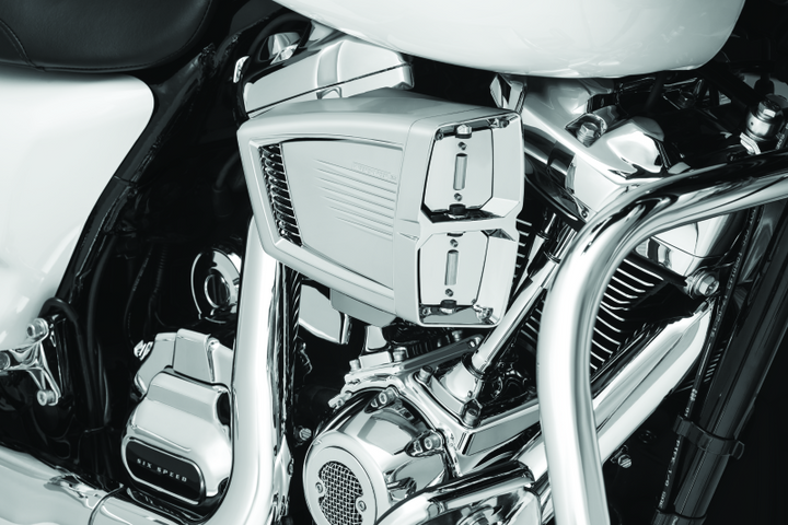 Kuryakyn Precision Tappet Block Accent 17-Up Milwaukee-8 CHROME - Bull Strap