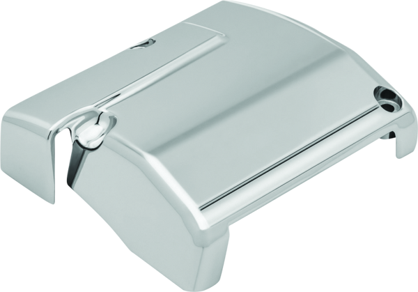 Kuryakyn Precision Transmission Top Cover 17-Up Touring Models Chrome - Bull Strap