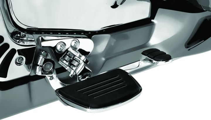 Kuryakyn Premium Mini Boards With Comfort Drop Mounts 01-17 GL1800 Chrome - Bull Strap