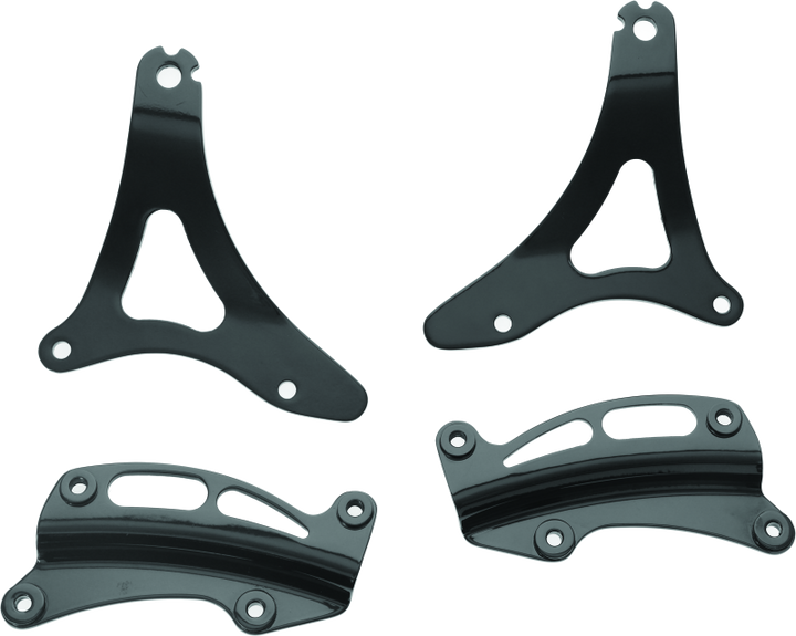 Kuryakyn Quick Release Attachment Point Kit 14-Up Touring Models Black - Bull Strap
