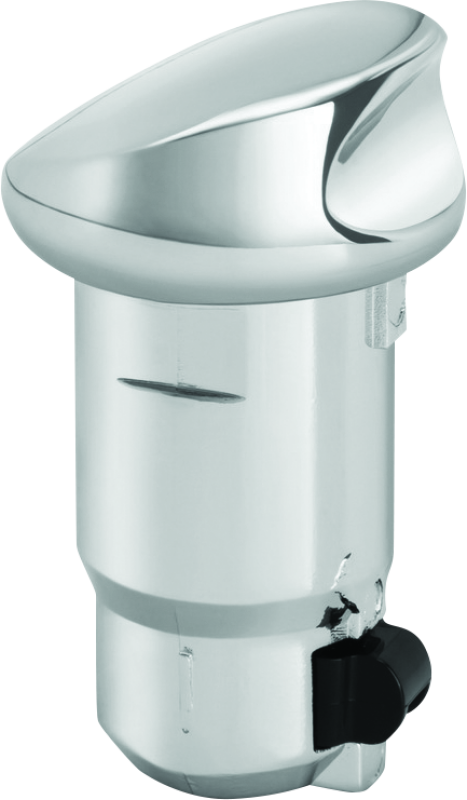 Kuryakyn Quick Release Fuel Door Knob Chrome - Bull Strap