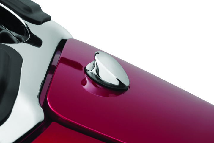 Kuryakyn Quick Release Fuel Door Knob Chrome - Bull Strap