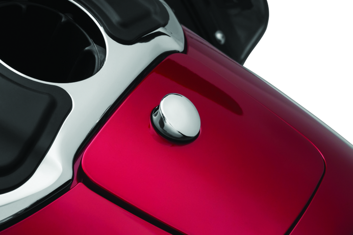 Kuryakyn Quick Release Fuel Door Knob Chrome - Bull Strap