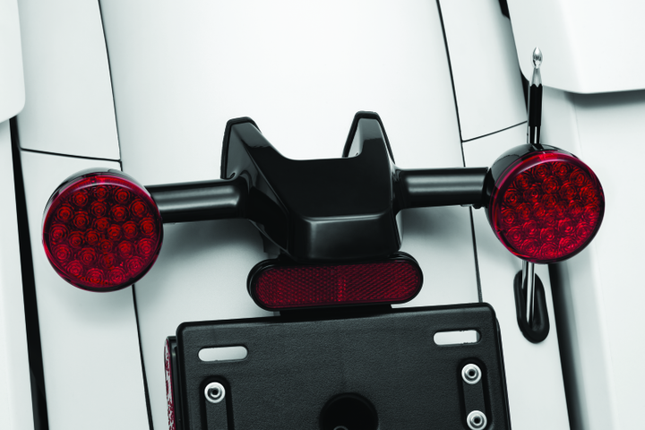 Kuryakyn Rear Atto Turn Signal Adapter Black - Bull Strap