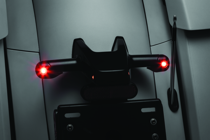 Kuryakyn Rear Atto Turn Signal Adapter Black - Bull Strap