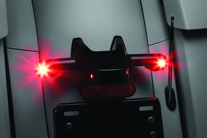 Kuryakyn Rear Atto Turn Signal Adapter Black - Bull Strap