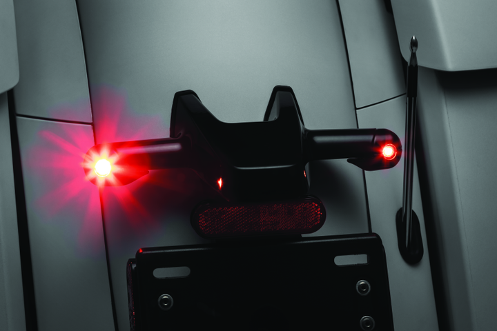 Kuryakyn Rear Atto Turn Signal Adapter Black - Bull Strap